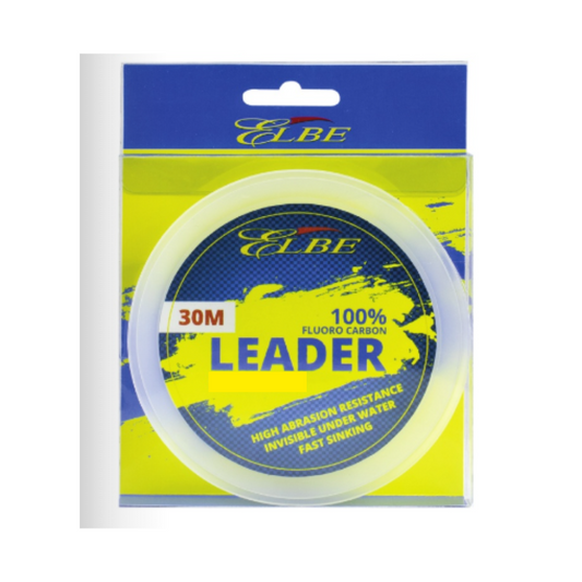 Elbe Mega Fluorocarbon Leader 25 lb 30 m