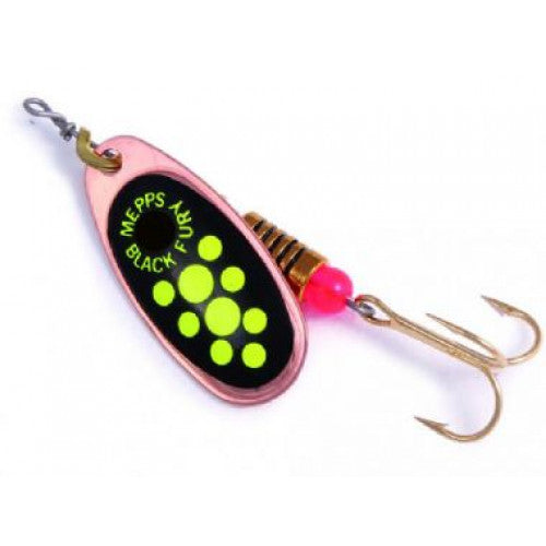 Mepps Black Fury Copper Blade #3 Spinner