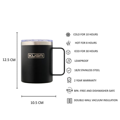 KUGA Camp Mug 350ml Black