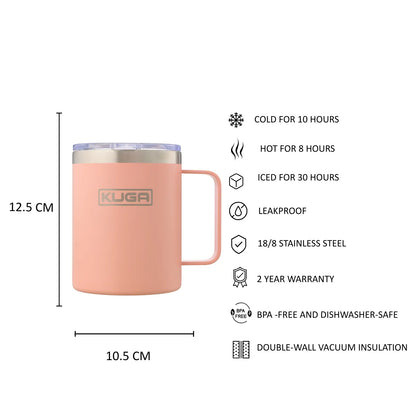 KUGA Camp Mug 350ml Peach