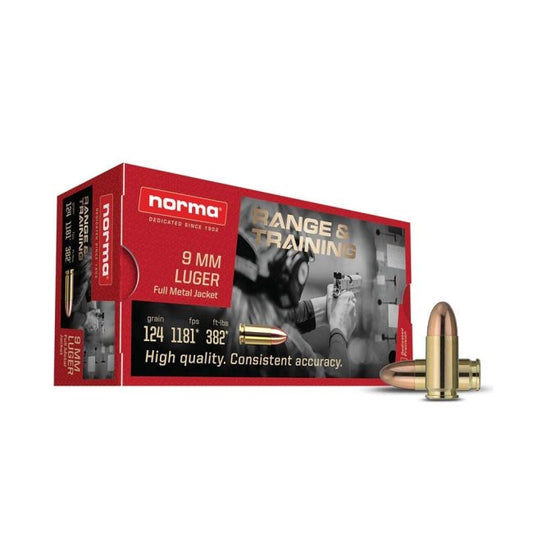 NORMA 9MM 124GR FMJ (100)