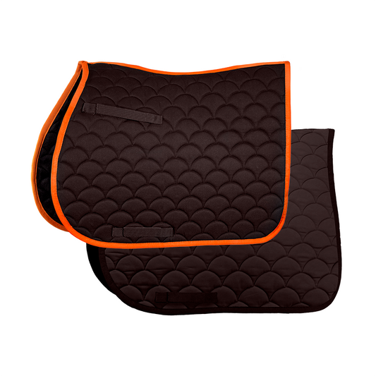 Solo Saddlers GP Square Quilted Numnah Full Black