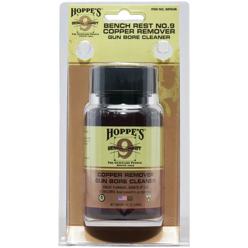 Hoppes 4OZ Bench Rest-9 Copper Solvent HAZ