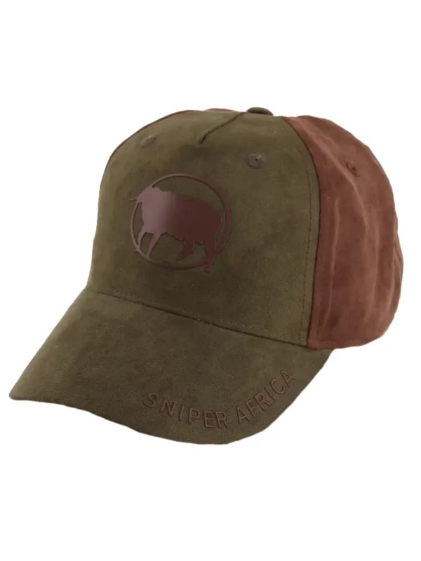 Sniper Africa Pro Hunter Peak Cap Olive/Coffee