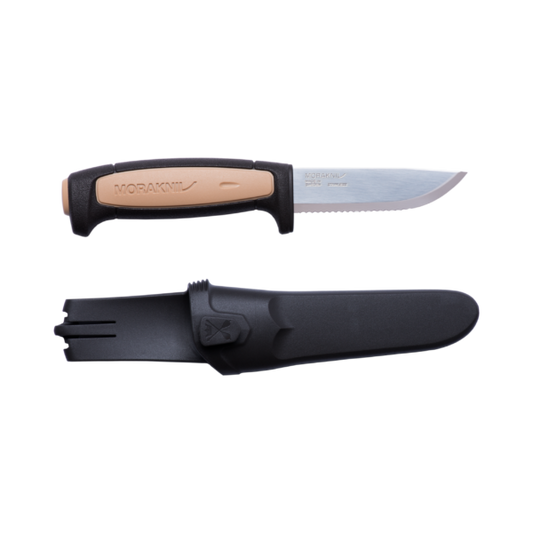 Morakniv Pro Rope Serrated Knife Sand/Black