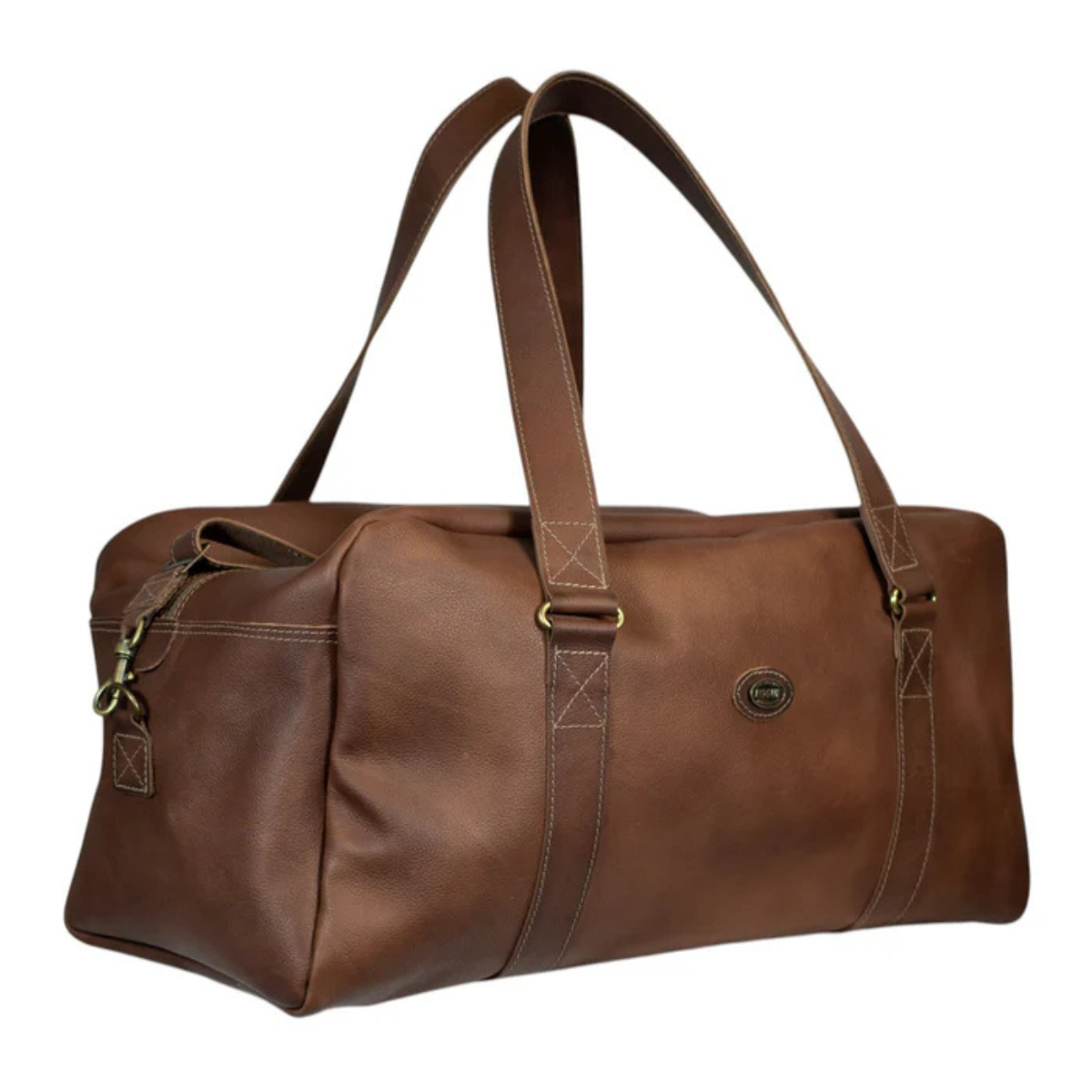 Rogue RTG5 Aviator Leather Over Night Travel Bag - Rust