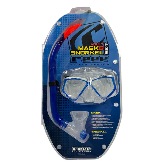 Reef Hydro Mask & Snorkel Combo Clear Blue
