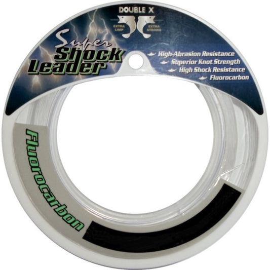 Double X Shock Leader Fluorocarbon 30lb 50m