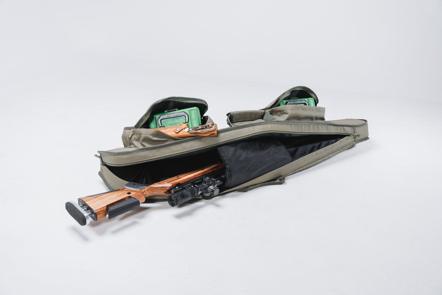 Rifle Case Single 54" Semi Hard Riptech Green