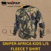 SNIPER AFRICA KIDS L/S FLEECE T SHIRT