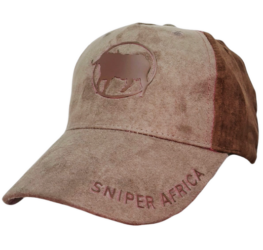 Sniper Africa Pro Hunter Peak Cap Khaki/Coffee