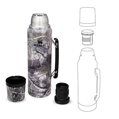 Stanley Classic Vacuum Bottle 1L Mossy Oak Country DNA
