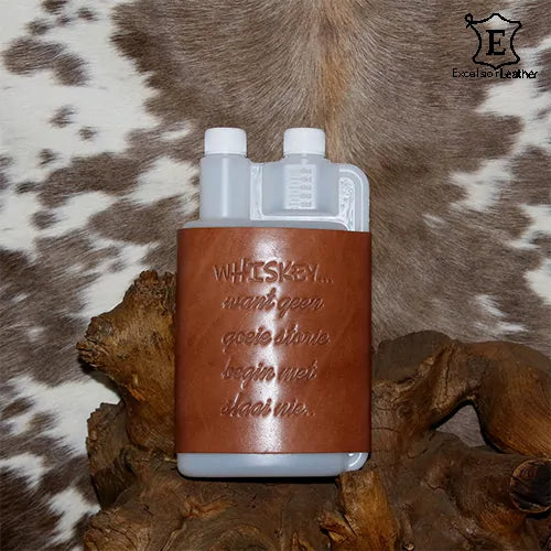 Excelsior Leather Twin Neck Bottle 1L