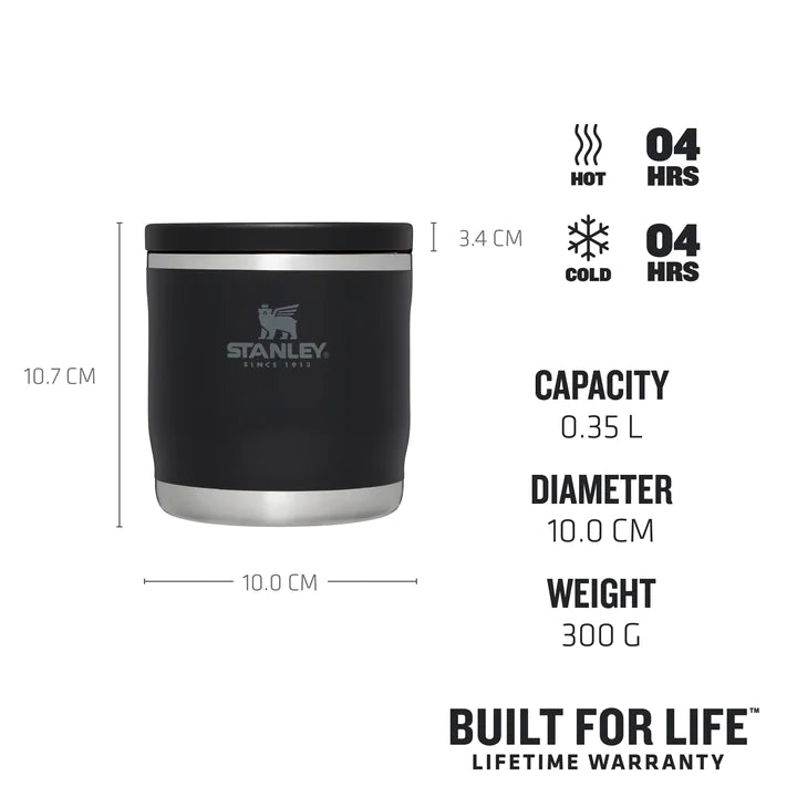 Stanley Adventure To-Go Food Jar 0.35L Black