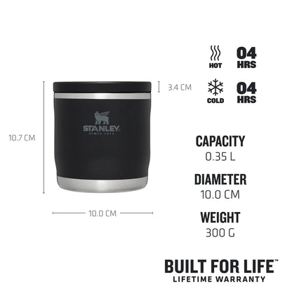 Stanley Adventure To-Go Food Jar 0.35L Black