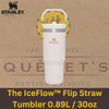 The IceFlow™ Flip Straw Tumbler 0.89L / 30oz