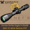 Vortex Strike Eagle 5-25x56 EBR-7C MOA Reticle FFP