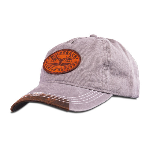 Wildebees Casual Leather Badge Oilstrip Cap