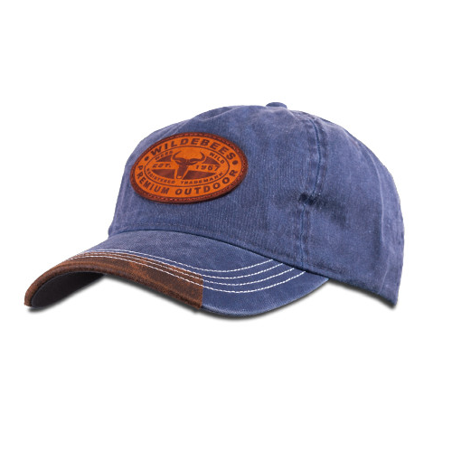 Wildebees Casual Leather Badge Oilstrip Cap