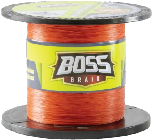 Braid Boss Whisper 30lb 600m Orange PE Braid