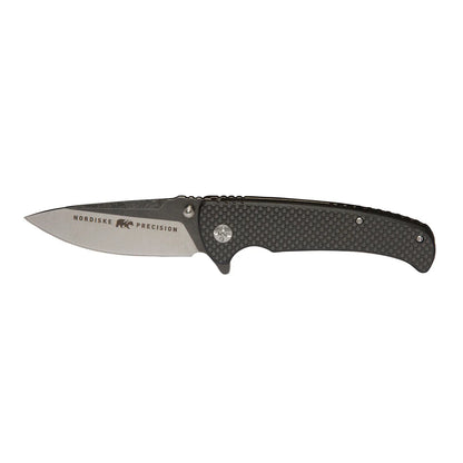 Nordiske Precision Folding Knife Carbon Handle 440 Steel