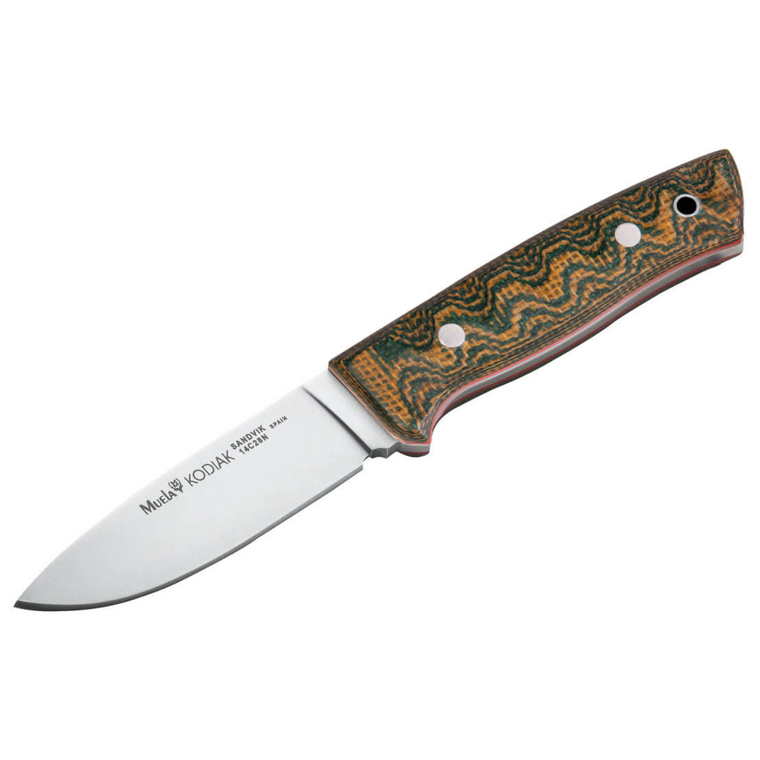 Muela Kodiak 10G Green Micarta Knife