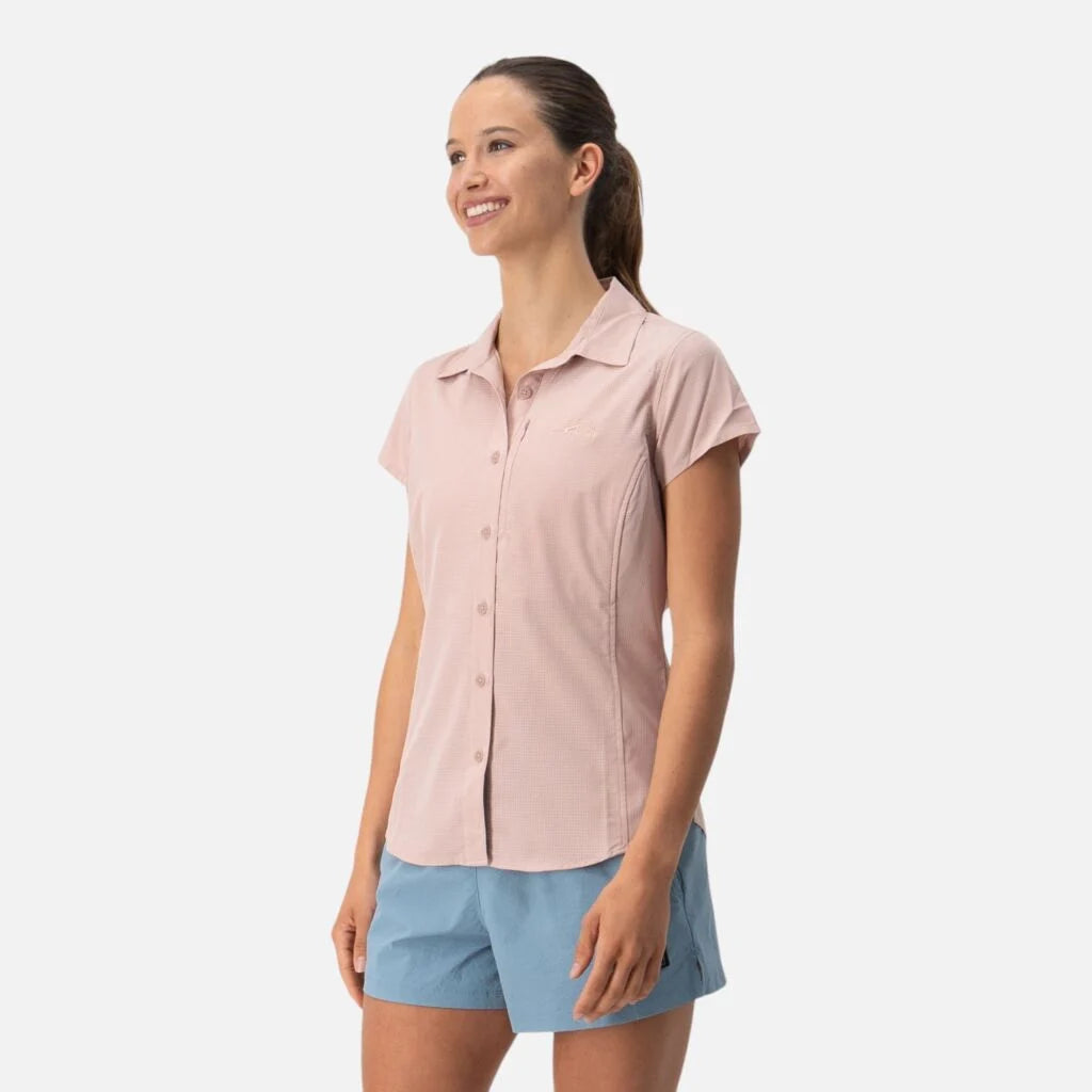 First Ascent Ladies Luxor Short Sleeve Shirt 