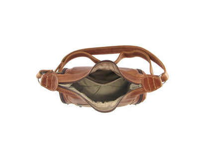 Der Lederhandler Antje Small Handbag - Tobacco