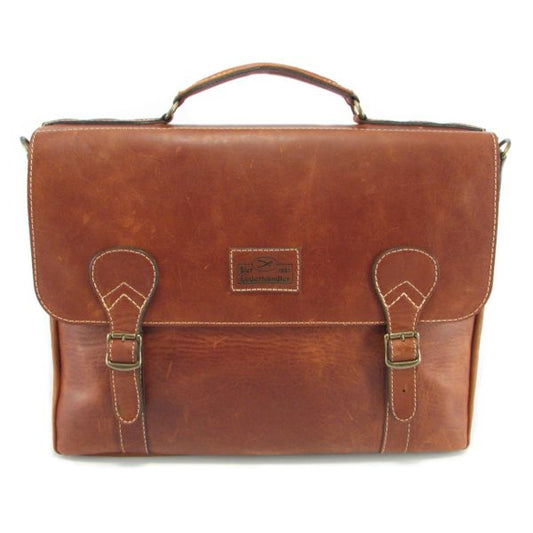 Der Lederhandler Anton Leather Laptop Bag