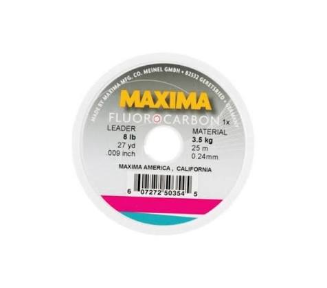 Maxima Fluorocarbon Leader 25m 7kg/0.34mm