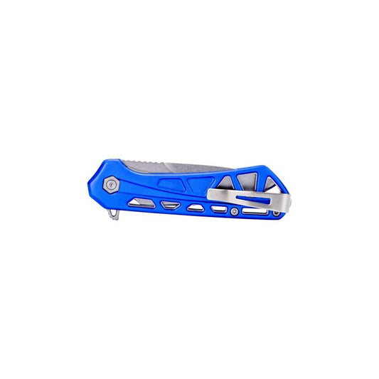 Buck 812 Trace Folding Knife Blue Part Serrated