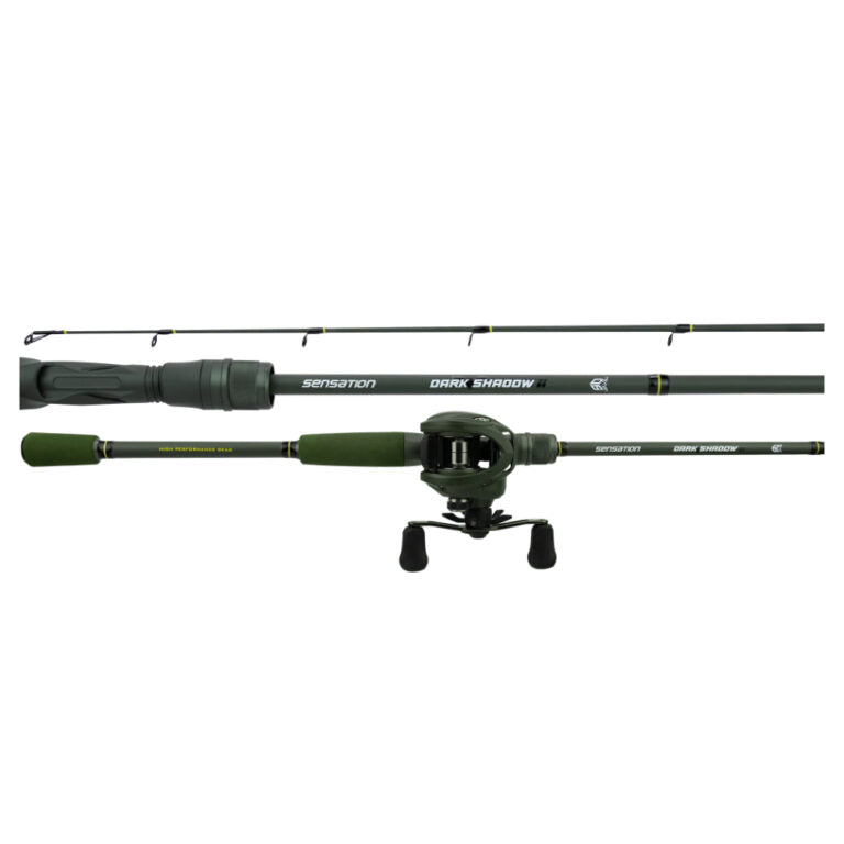 Sensation Dark Shadow Combo 7ft Olive Green Casting 2-Piece