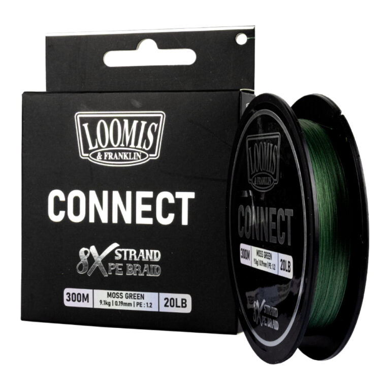 Loomis & Franklin Connect 8x Braid 300m 30lb Moss Green