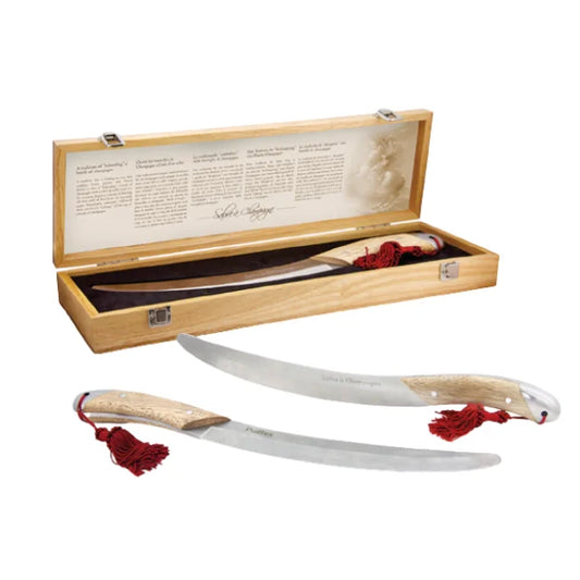 Pulltex Champagne Sabre with Wooden Box