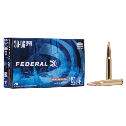 Federal Power-Shok 30-06 Ammunition (20/Box)