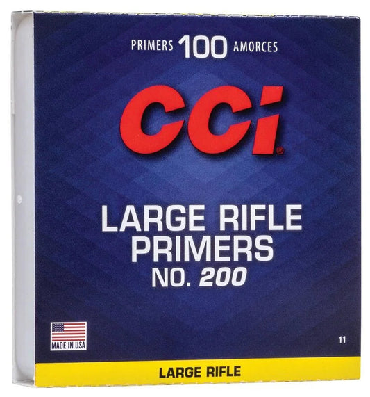CCI Primers No 200 Large Rifle (100/Pack)