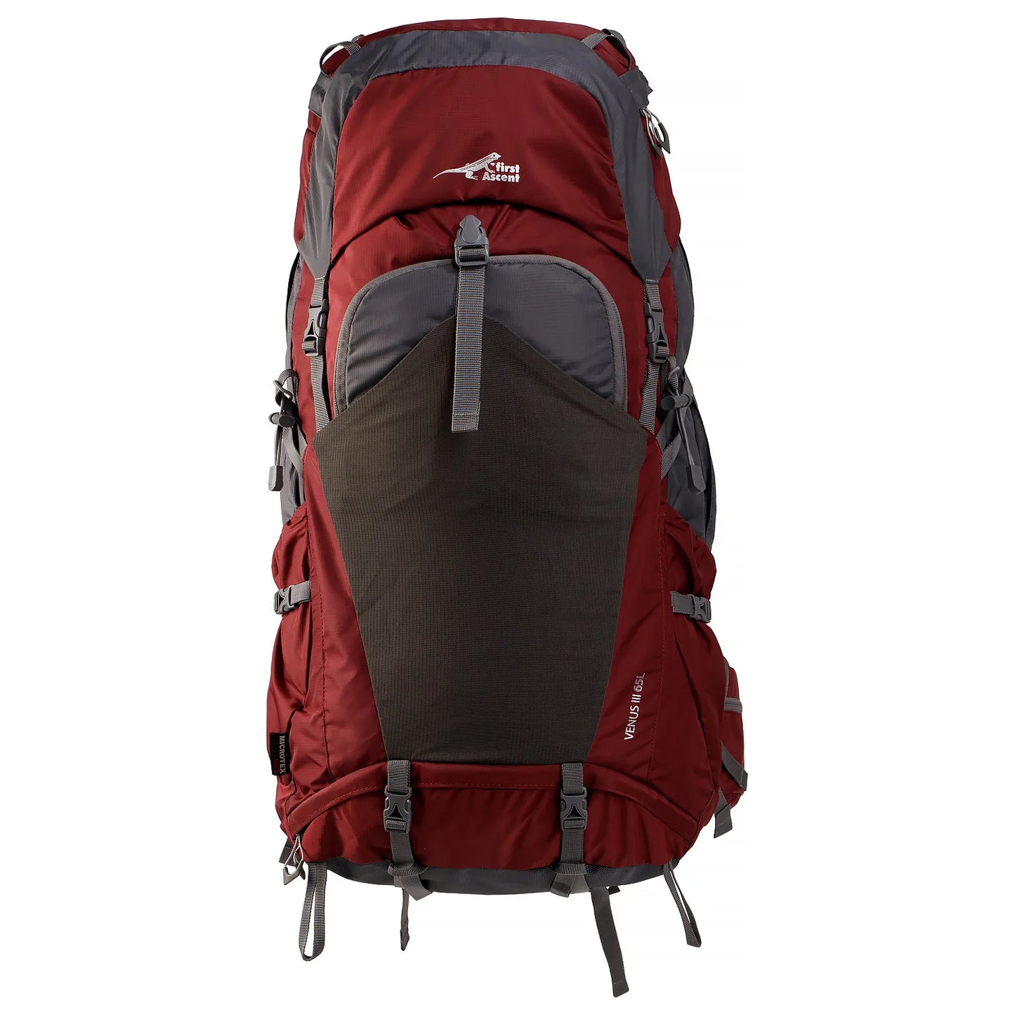 First Ascent Venus III 65L Backpack Burgundy