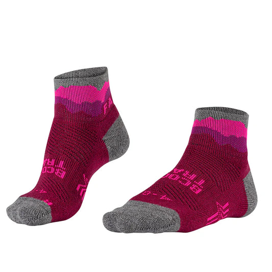 Falke Bcool Trail Anklet Socks White/Red UK 4-6