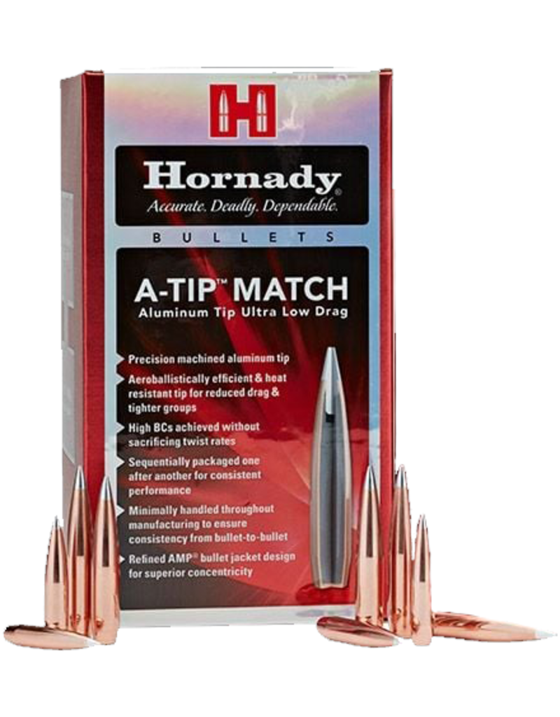 Horrnady  30Cal 176Gr A-Tip Match