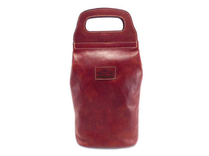Der Lederhandler Wine Bag Rustic Double