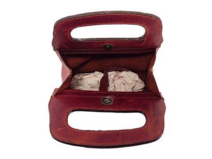Der Lederhandler Wine Bag Rustic Double