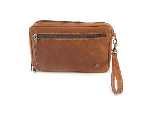 Der Lederhandler Jaydee Wrist Travel Wallet Extra Large