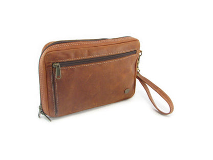 Der Lederhandler Jaydee Wrist Travel Wallet Extra Large