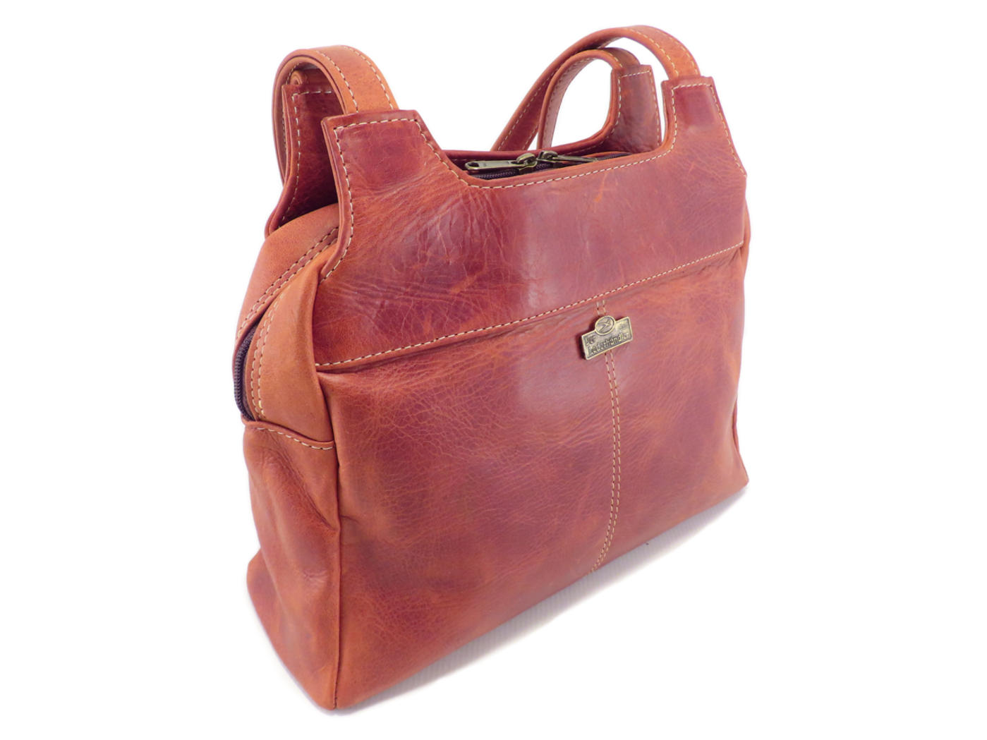 Der Lederhandler Jenny Handbag Leather Tobacco