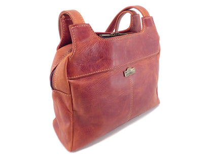 Der Lederhandler Jenny Handbag Leather Tobacco