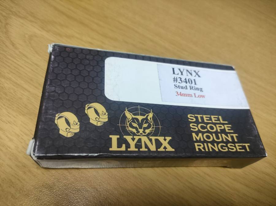 Lynx Stud Rings 34mm Low #3402