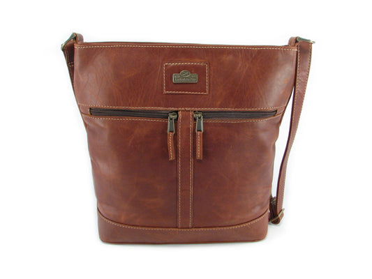 Der Lederhandler Lynn Crossbody Organizer Handbag