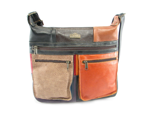 Der Lederhandler Marina Small Crossbody Handbag Multi