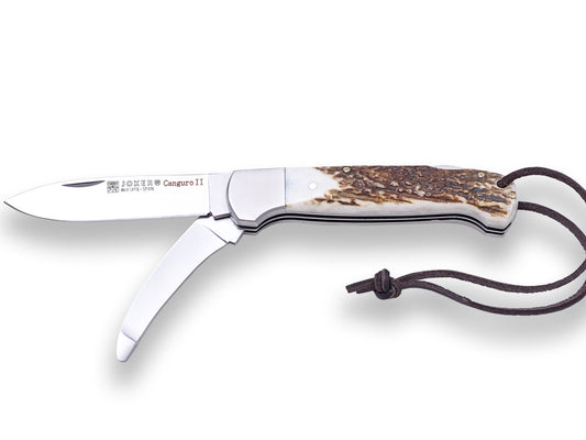 Joker Canguro II Multifunction Knife 8.5cm Stag