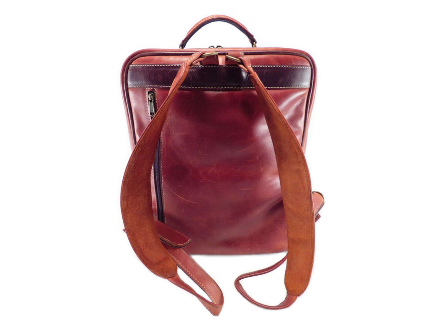 Der Lederhandler Peter Leather Rucksack Tobacco